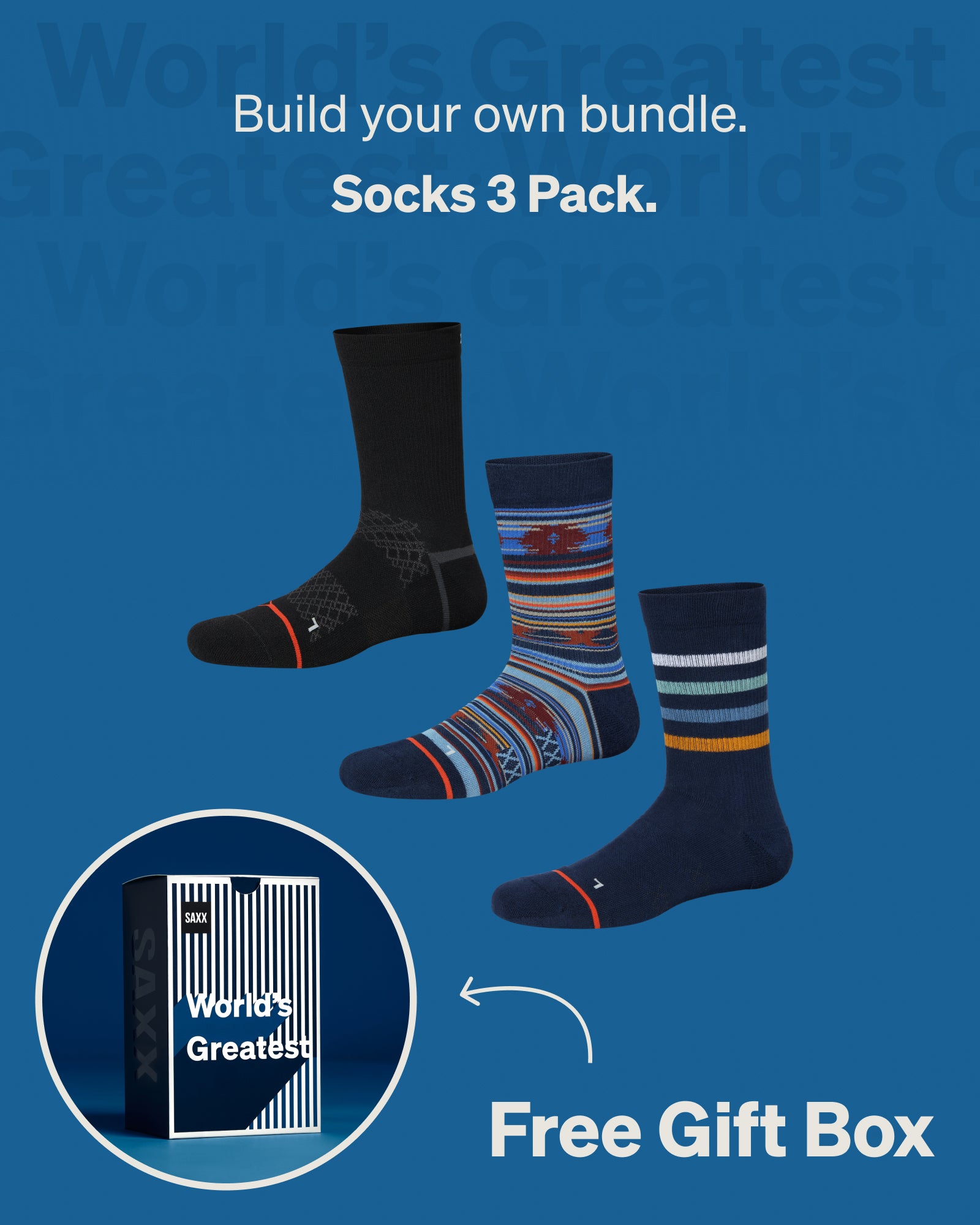 Build Your Own Socks (3 Pack)