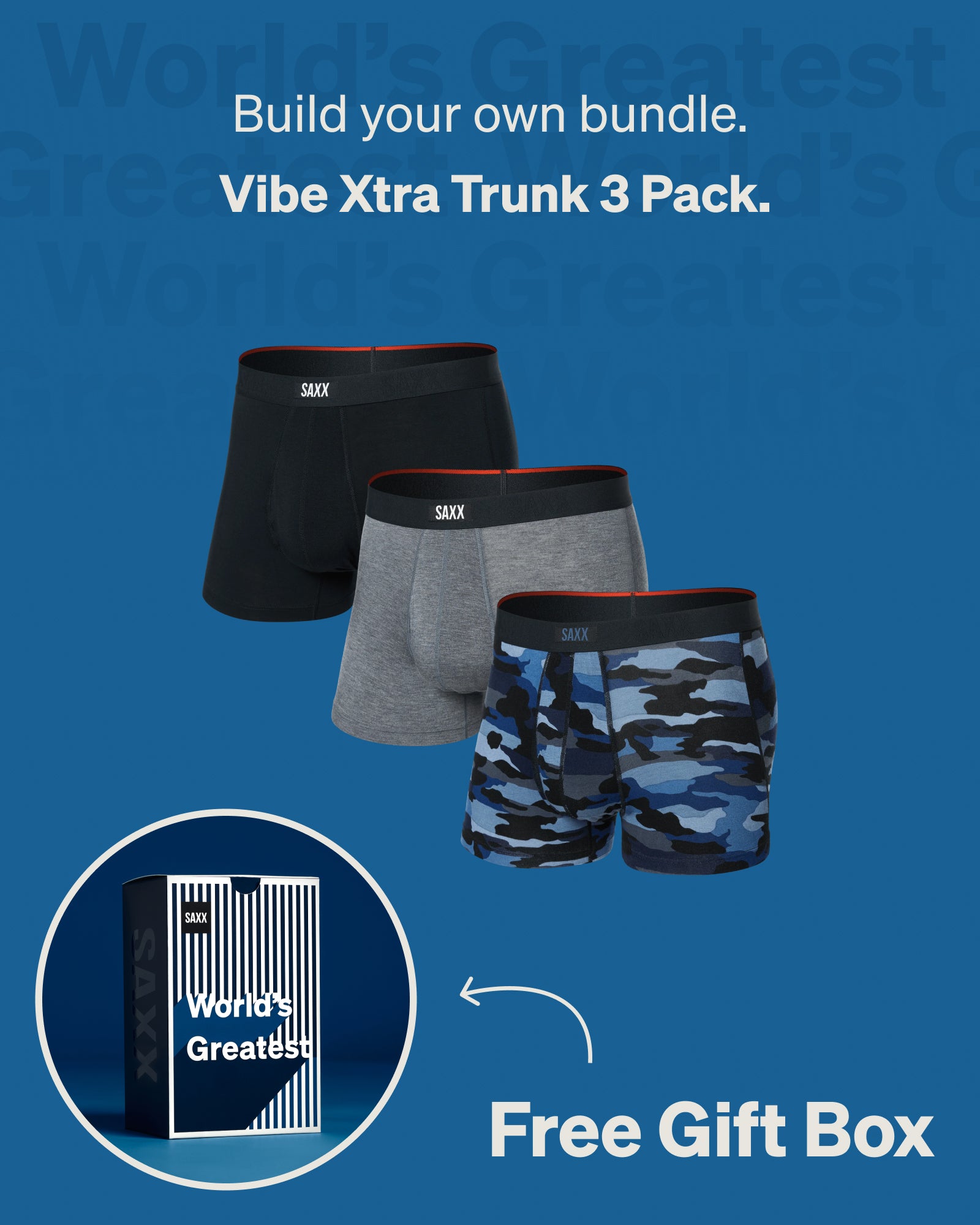 Build Your Own Vibe Xtra Soft Comfort Trunk (3 Pack)