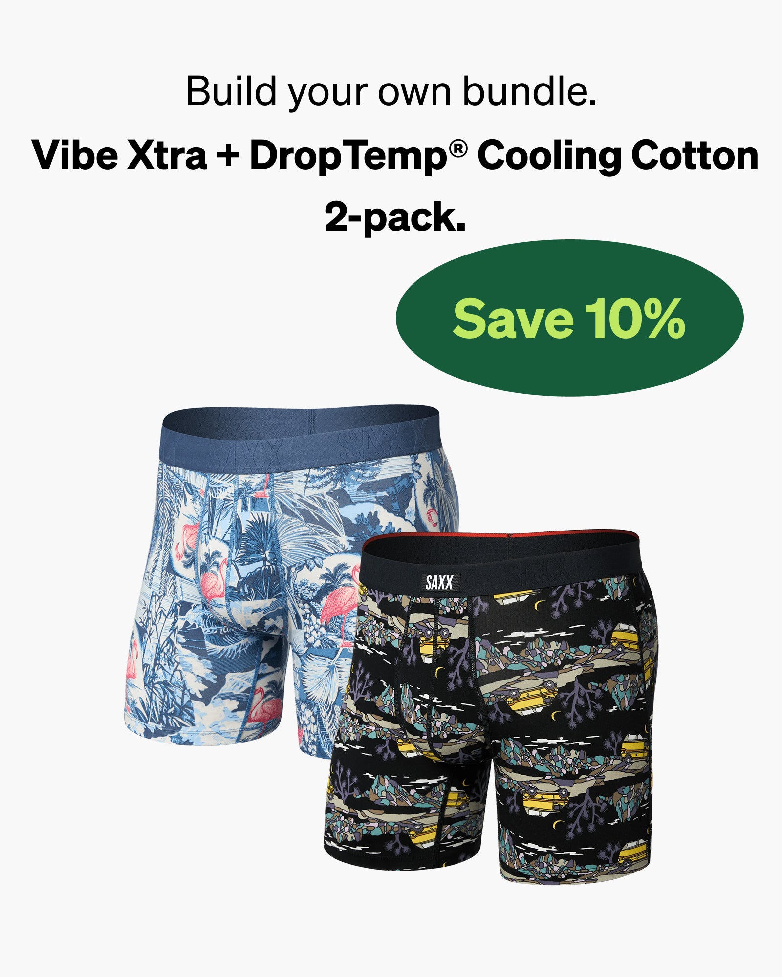 Build Your Own Vibe Xtra + DropTemp® Cooling Cotton (2 Pack)