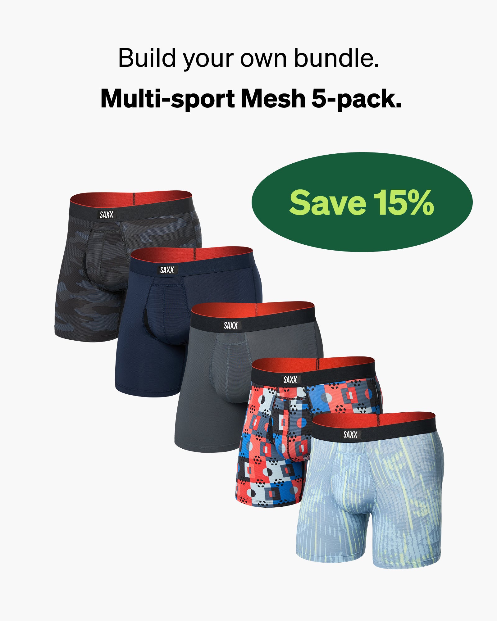 Build Your Own Multi-Sport Mesh (5 Pack)