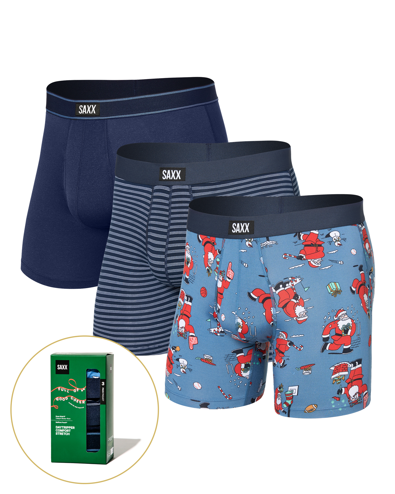 Daytripper Comfort Stretch Gift Box (3 Pack)
